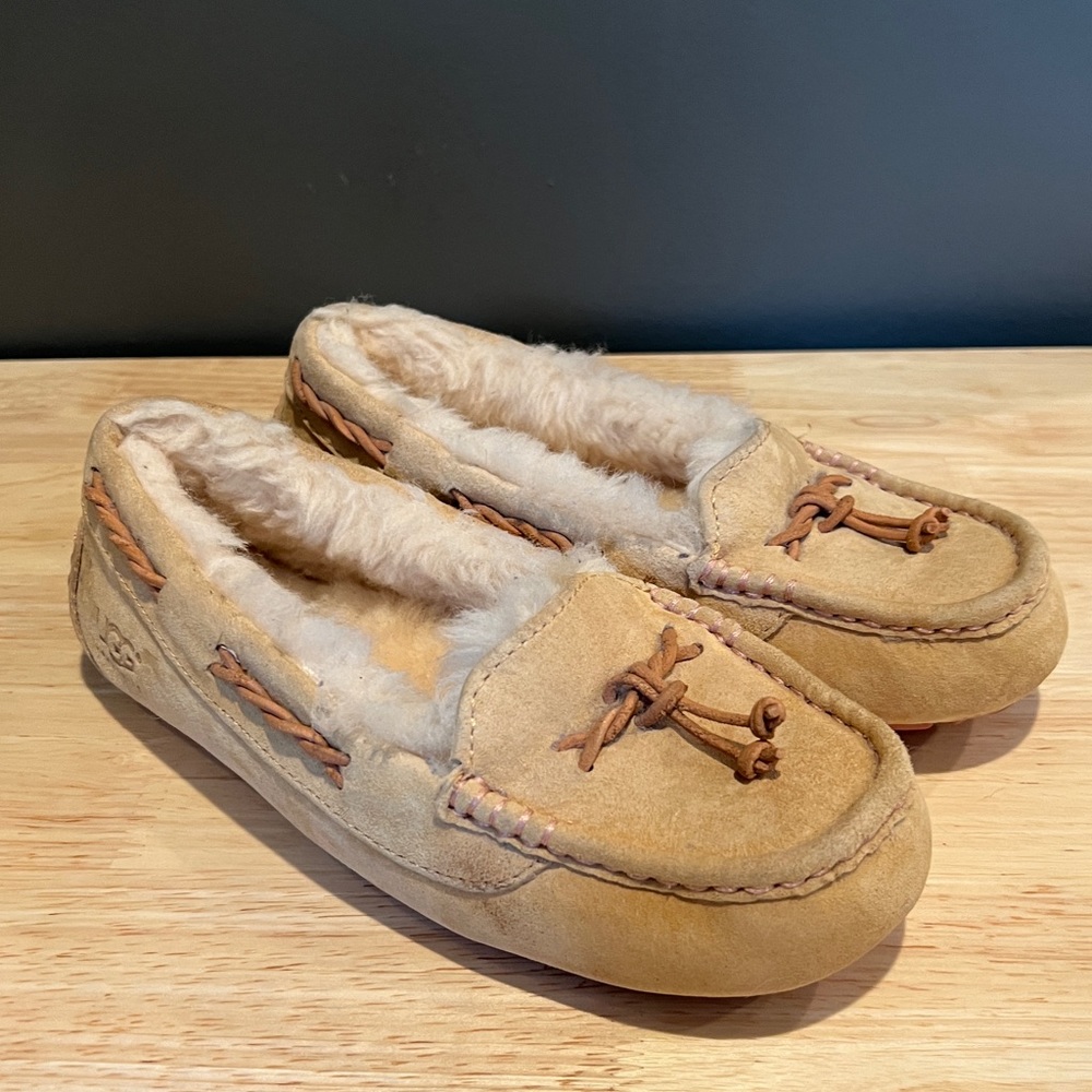 UGG Tan Sheepskin Slippers